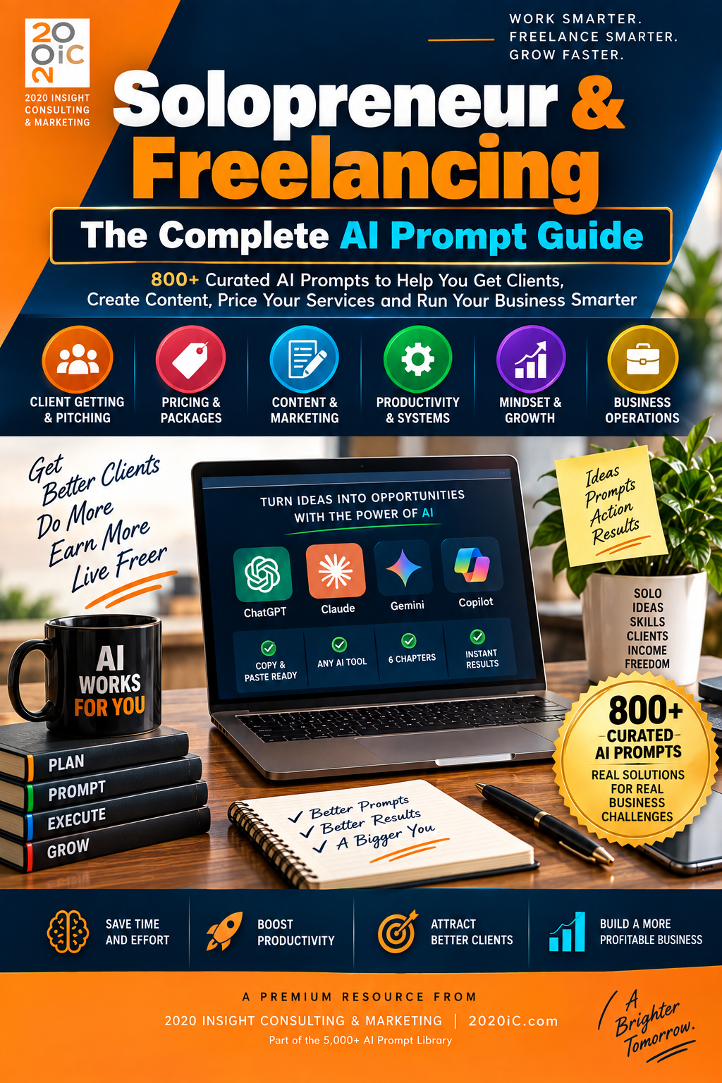 Solopreneur & Freelancing — The Complete AI Prompt Guide, part of the AI Prompt Vault
